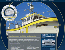 Tablet Screenshot of millenniummarine.ca